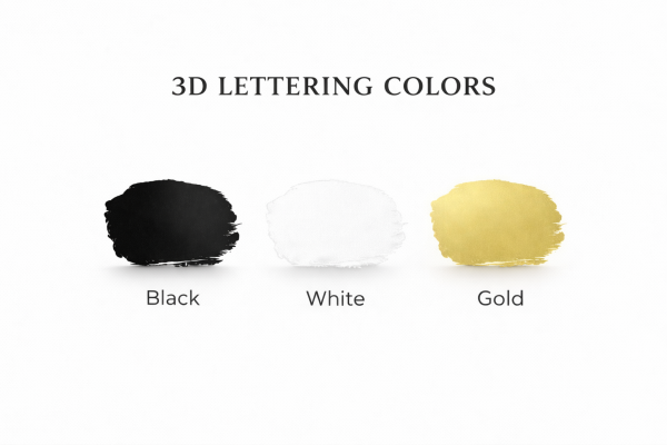 Custom 3D Lettering Wedding Welcome Sign, Personalized MDF Wood Event Decor