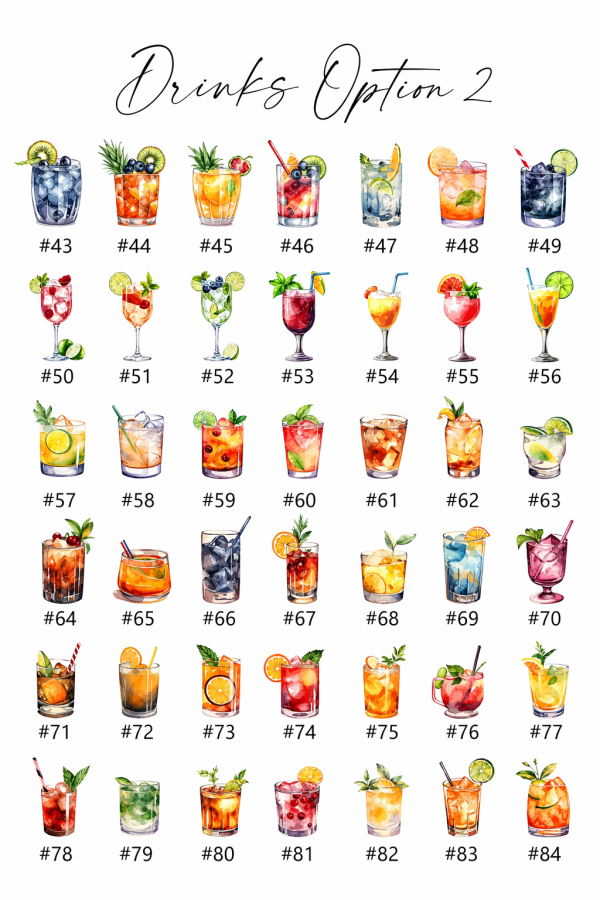 Custom Acrylic Wedding Bar Menu Sign, Signature Drinks, Cocktail Menu, Reception Decor