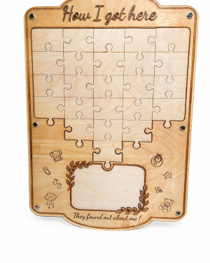 ChatGPT Image Apr 21, 2026, 11_26_37 AM Personalized Baby Story Puzzle Board, Ultrasound Frame, Nursery Decor, Keepsake Plaque