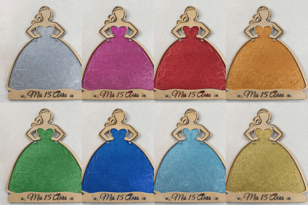 Wooden Quinceañera Guest Book Alternative – Mis 15 Años Drop Box Keepsake Decor