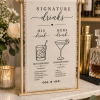 ChatGPT Image May 29, 2026, 05_49_58 PM Linen Signature Drinks Sign, His Hers Bar Menu, Rustic Wedding Cocktail Decor