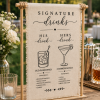 ChatGPT Image May 29, 2026, 05_52_07 PM Linen Signature Drinks Sign, His Hers Bar Menu, Rustic Wedding Cocktail Decor