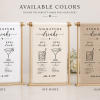ChatGPT Image May 29, 2026, 06_30_45 PM Linen Signature Drinks Sign, His Hers Bar Menu, Rustic Wedding Cocktail Decor