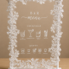 ChatGPT Image May 30, 2026, 12_40_23 PM Lace Wedding Bar Menu Sign, Veil Cocktail Display, Personalized Reception Sign