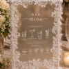 ChatGPT Image May 30, 2026, 12_52_37 PM Lace Wedding Bar Menu Sign, Veil Cocktail Display, Personalized Reception Sign