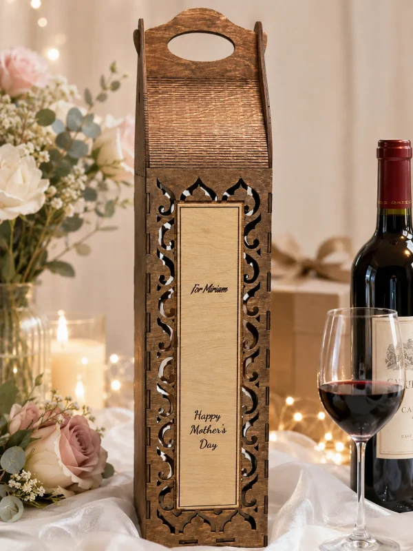 ChatGPT Image May 7, 2026, 02_33_18 PM Personalized Wooden Wine Box, Custom Engraved Bottle Gift Holder, Anniversary Wedding Gift