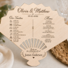 ChatGPT Image Jul 16, 2026, 12_19_29 PM Personalized Wooden Wedding Fan Program | Timeline Menu Place Card Guest Favor