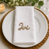 Personalized Wooden Name Place Card | Laser Cut Wedding Name Tag, Cursive Script Guest Decor