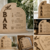 ChatGPT Image Jul 22, 2026, 05_18_27 PM Personalized Walnut Bar Menu Sign, 3D Wedding Drink Menu, Custom Reception Decor
