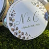 Custom wedding reception decor by SunKissed Decor