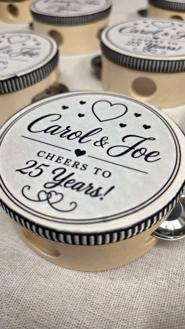 Personalized wedding display and handcrafted event decor