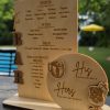 Personalized Wooden Bar Menu Sign, His & Hers Signature Cocktails, Engraved Wedding Decor