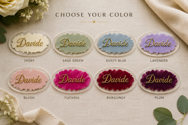 ChatGPT Image Jun 18, 2026, 11_55_45 AM Personalized Acrylic Wedding Place Cards – Hand-Painted Guest Name Tags - product image 2