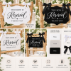Acrylic Reserved Wedding Chair Sign – This Row Is Reserved