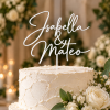 ChatGPT Image Sep 24, 2026, 10_10_39 PM Custom mirror gold acrylic wedding cake topper with elegant script names