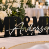 ChatGPT Image Sep 25, 2026, 12_53_44 PM Personalized black acrylic MR and MRS wedding sign with silver mirror last name lettering
