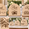 Personalized Wooden Wedding Guest Book Sign – Cards, Photo or Audio