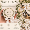 Personalized Wedding Tambourines, Custom Guest Favors for Reception & Send Off, Optional White Ribbon