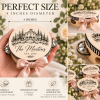 Personalized Wedding Tambourines, Custom Guest Favors for Reception & Send Off, Optional White Ribbon